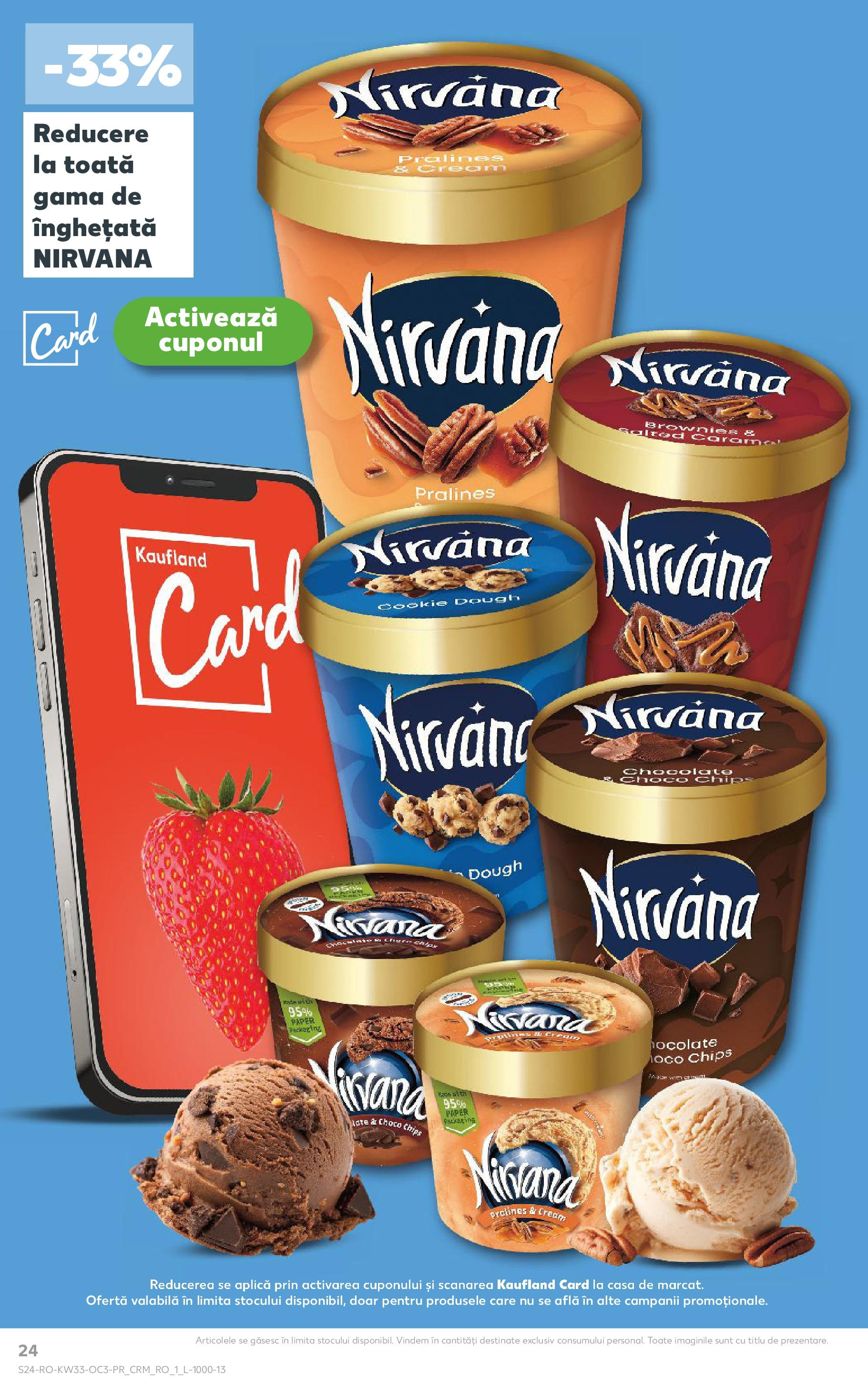 Catalog Kaufland - București 13.08.2025 - Revista si Oferta | Pagină: 24 | Produse: Înghețată