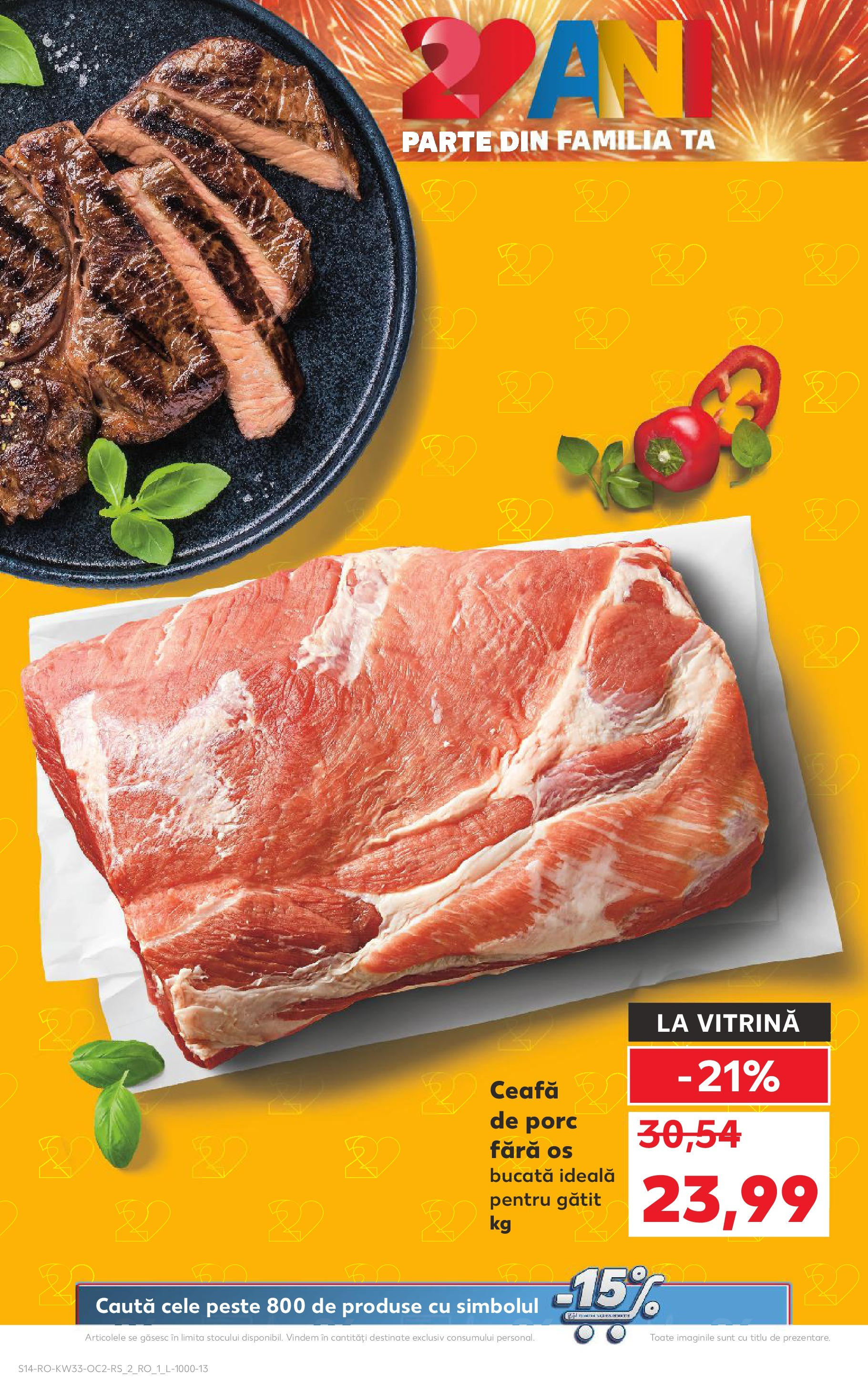 Catalog Kaufland - București 13.08.2025 || Revista si Oferte | Pagină: 14 | Produse: Keçeli kalem, Vitrină, Pește Catalog Kaufland - București 13.08.2025 - Revista si Oferta | Pagină: 14 | Produse: Keçeli kalem, Vitrină, Pește