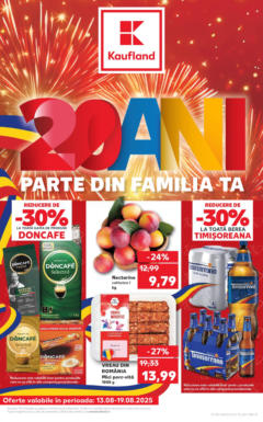 Catalog Kaufland - Brașov – previzualizare al pliantului de la Kaufland valabil de la 13.08.2025