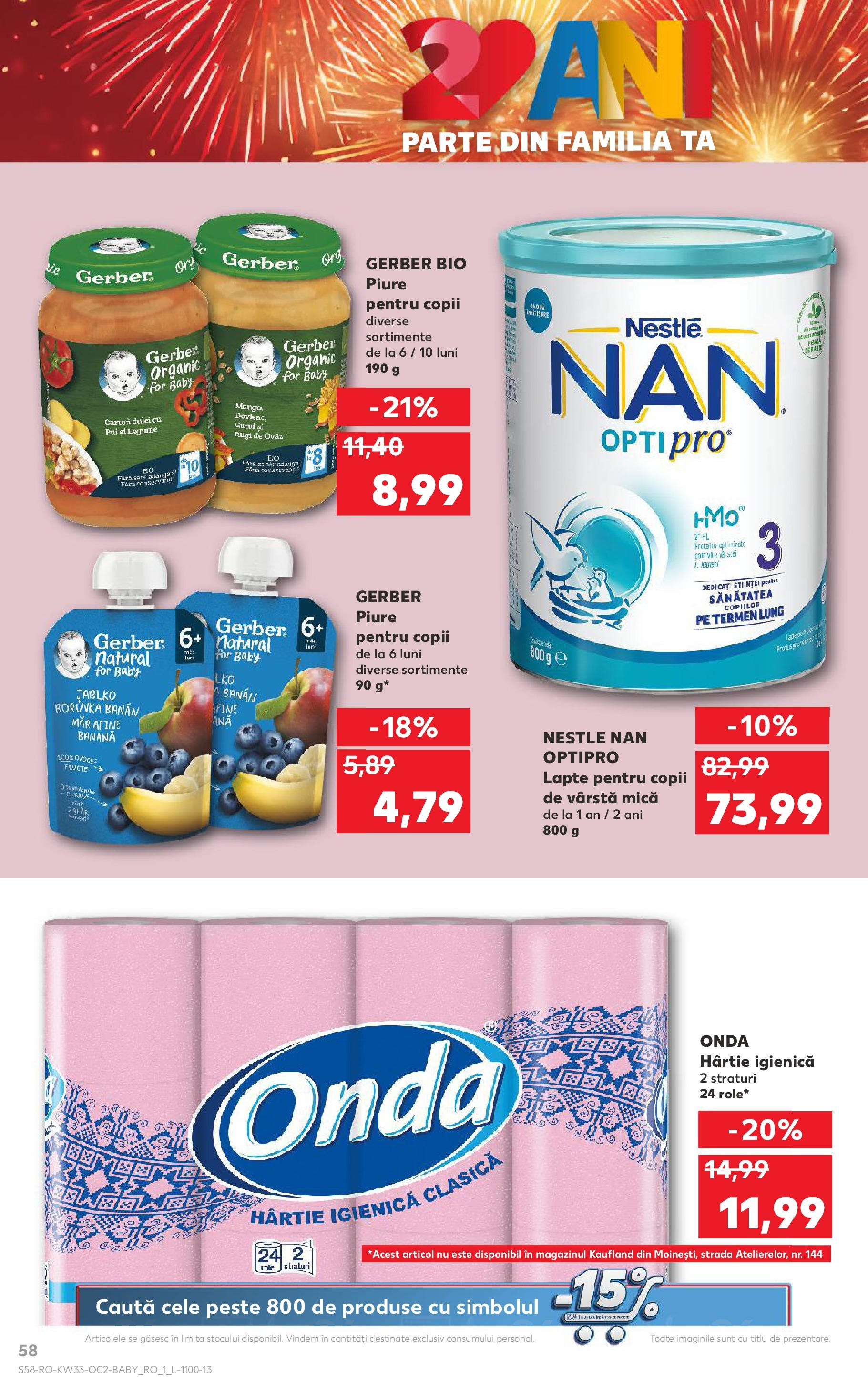 Catalog Kaufland - Fălticeni 13.08.2025 - Revista si Oferta | Pagină: 58 | Produse: Şerit ödül, Afine, Masaüstü kılıfı, Hacıyatmaz Kedi Oyuncağı