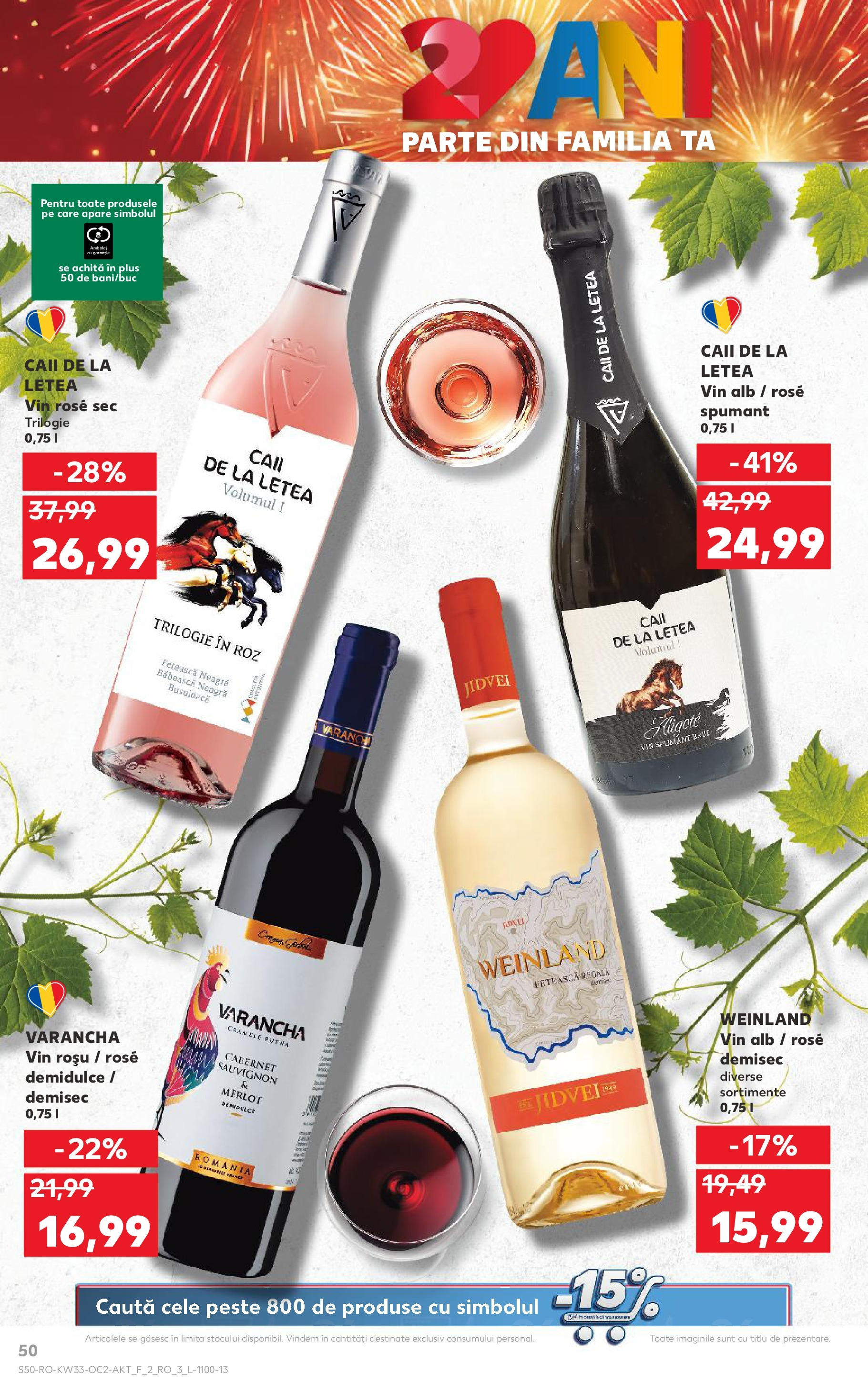 Catalog Kaufland - Arad 13.08.2025 || Revista si Oferte | Pagină: 50 | Produse: Vin, Pește Catalog Kaufland - Arad 13.08.2025 - Revista si Oferta | Pagină: 50 | Produse: Vin, Pește