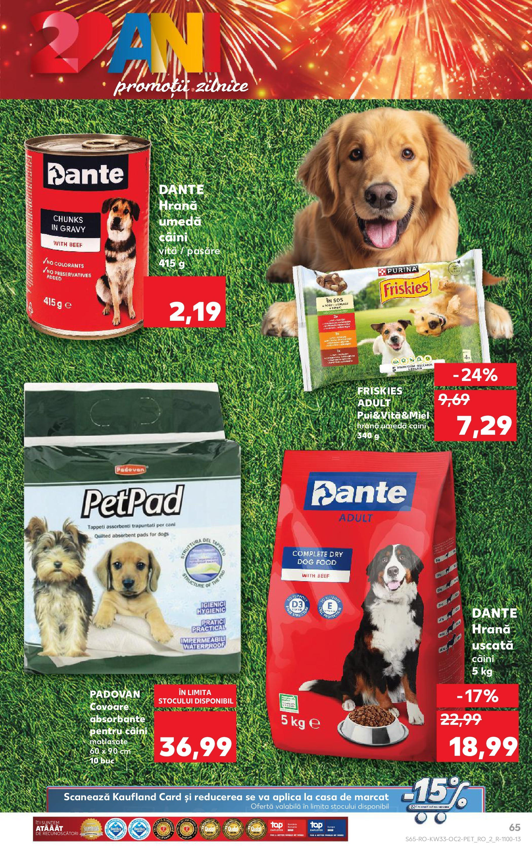 Catalog Kaufland - Fălticeni 13.08.2025 - Revista si Oferta | Pagină: 65 | Produse: Absorbante, Sos