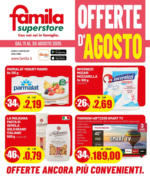 Famila Superstore Offerte d'Agosto - al 20.08.2025