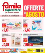 Famila Superstore Offerte d'Agosto - al 20.08.2025