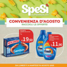 CONVENIENZA D'AGOSTO
