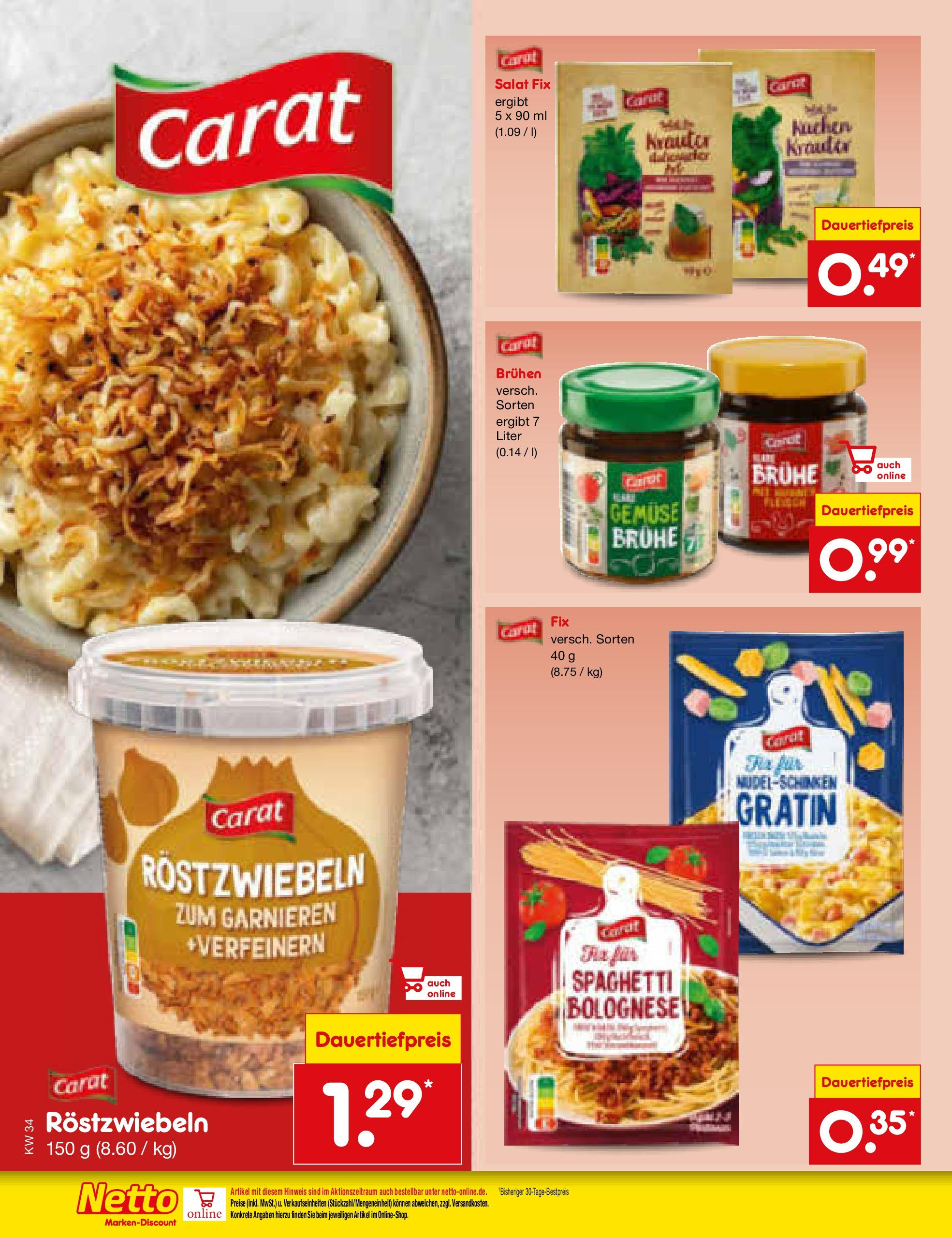 Netto Marken-Discount prospekt Düsseldorf-Rath	 (ab 18.08.2025) » Angebote | Seite: 14 | Produkte: Gemüse, Kuchen, Salat