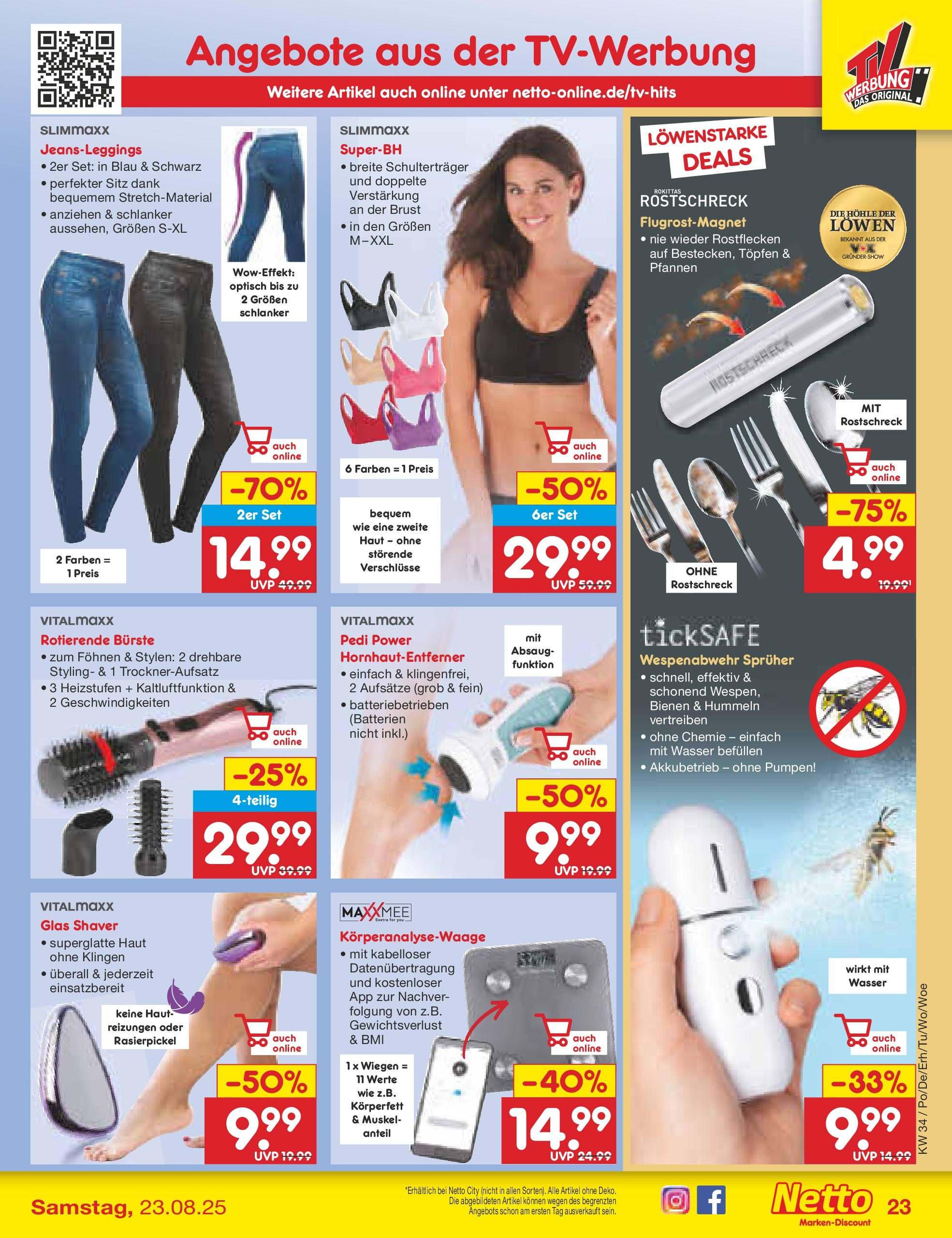Netto Marken-Discount prospekt Frankfurt am Main	 (ab 18.08.2025) » Angebote | Seite: 37 | Produkte: Batterien, Bürste, Wasser