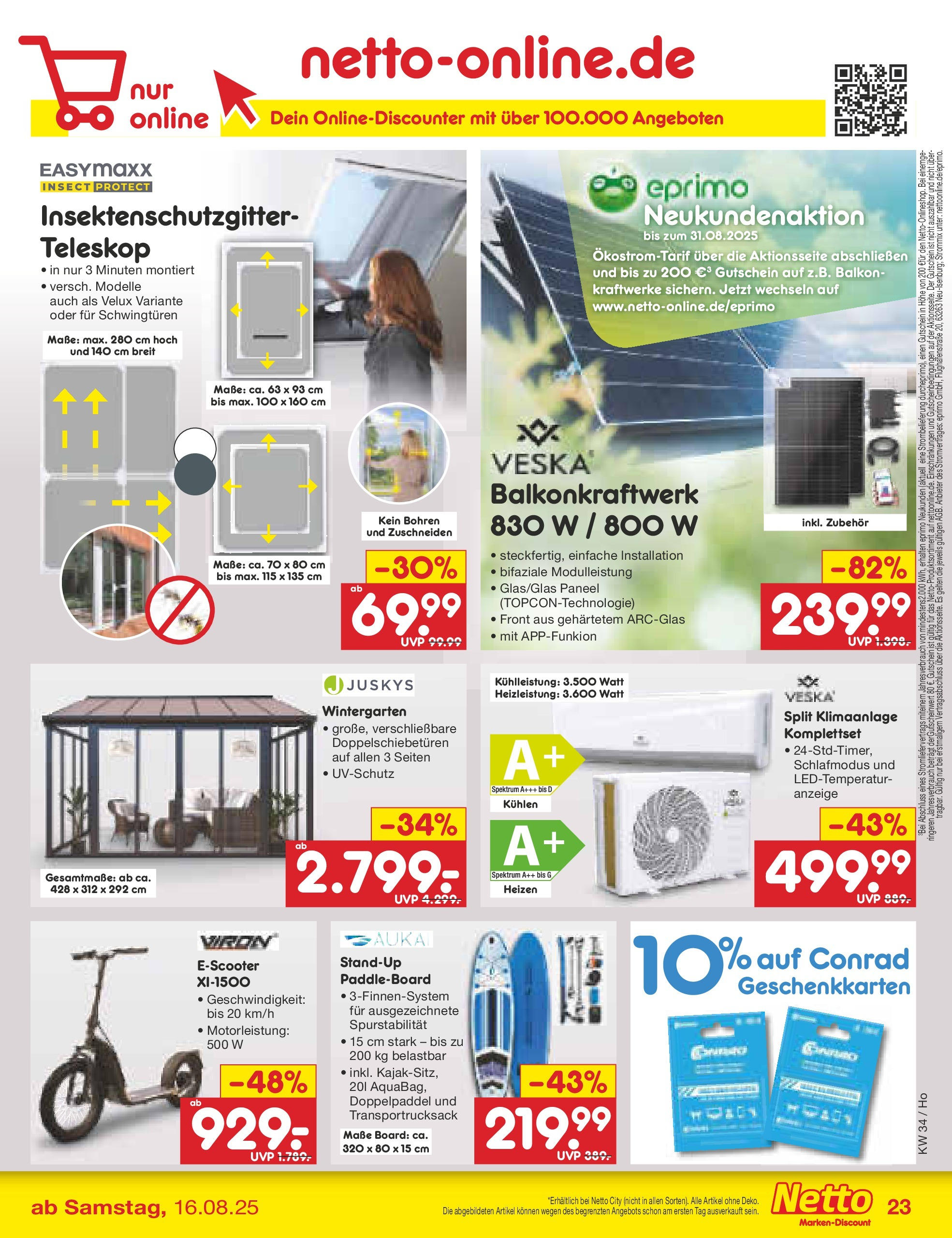 Netto Marken-Discount prospekt Hannover	 (ab 18.08.2025) » Angebote | Seite: 43 | Produkte: Klimaanlage