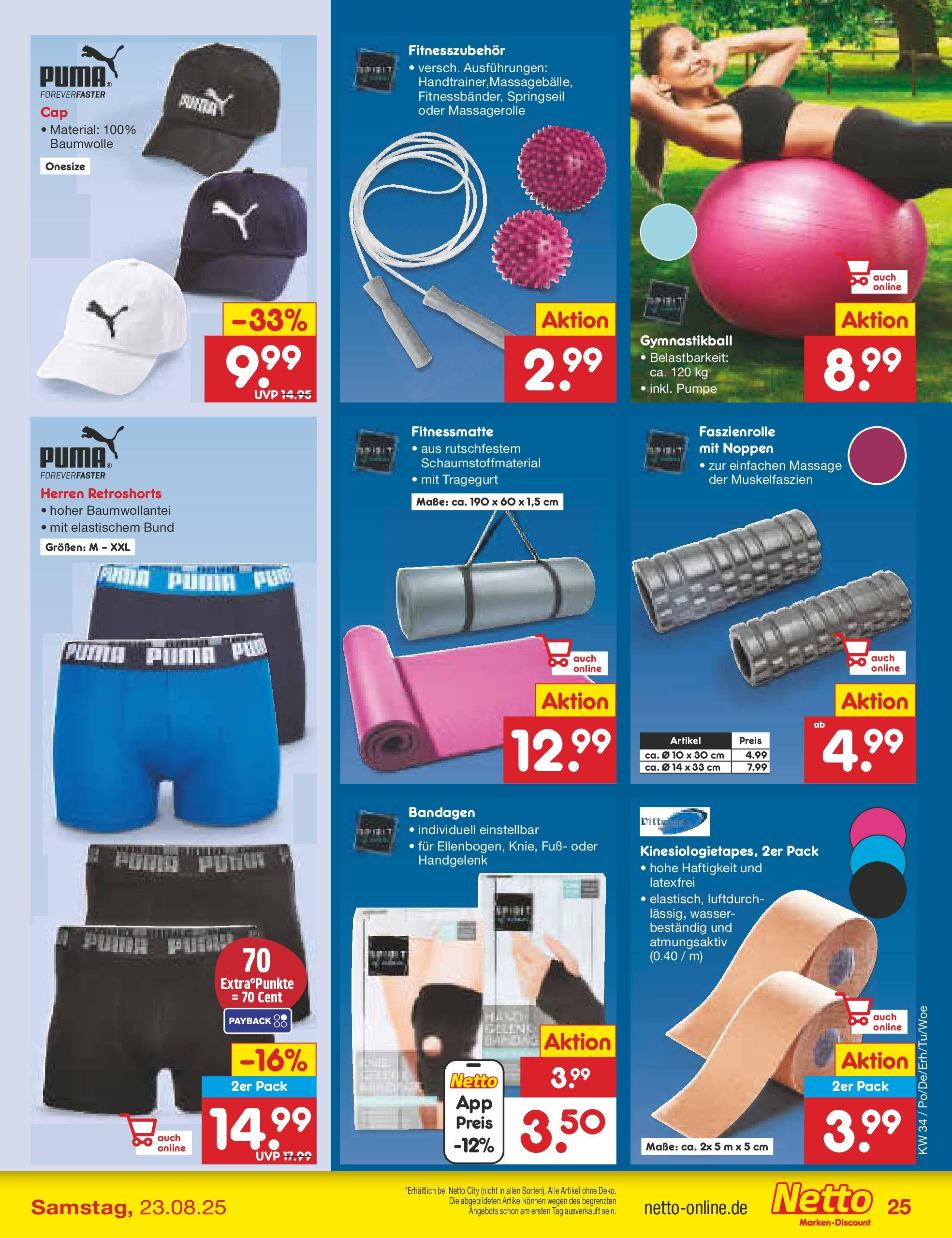 Netto Marken-Discount prospekt Amberg	 (ab 18.08.2025) » Angebote | Seite: 39 | Produkte: Wasser