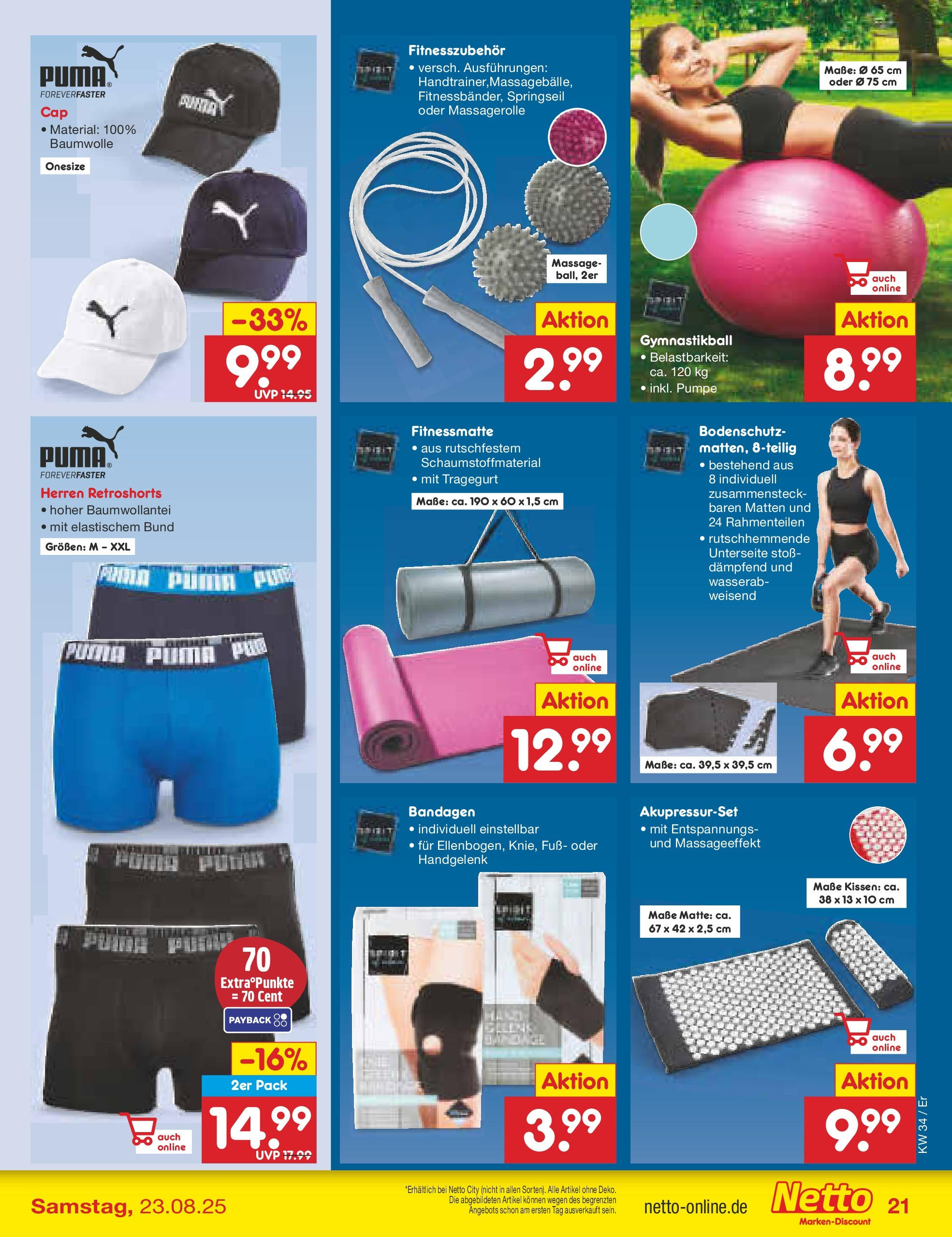 Netto Marken-Discount prospekt Erfurt	 (ab 18.08.2025) » Angebote | Seite: 33 | Produkte: Kissen