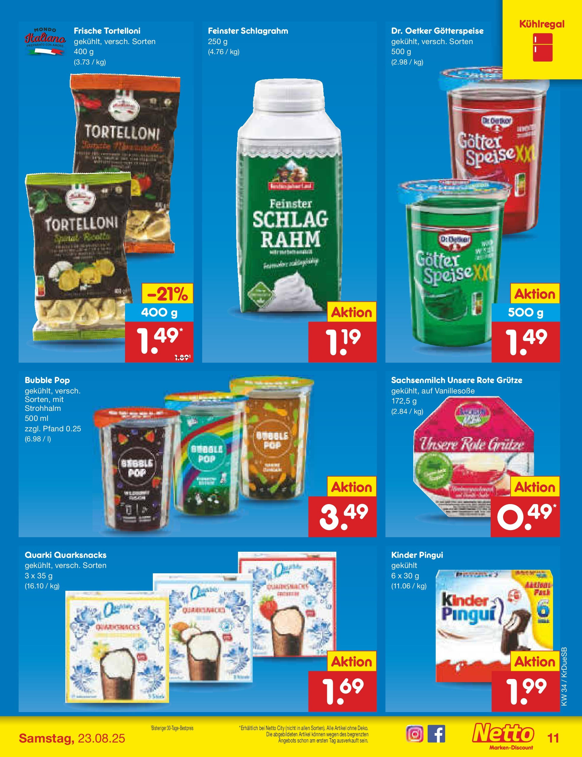 Netto Marken-Discount prospekt Düsseldorf-Rath	 (ab 18.08.2025) » Angebote | Seite: 11