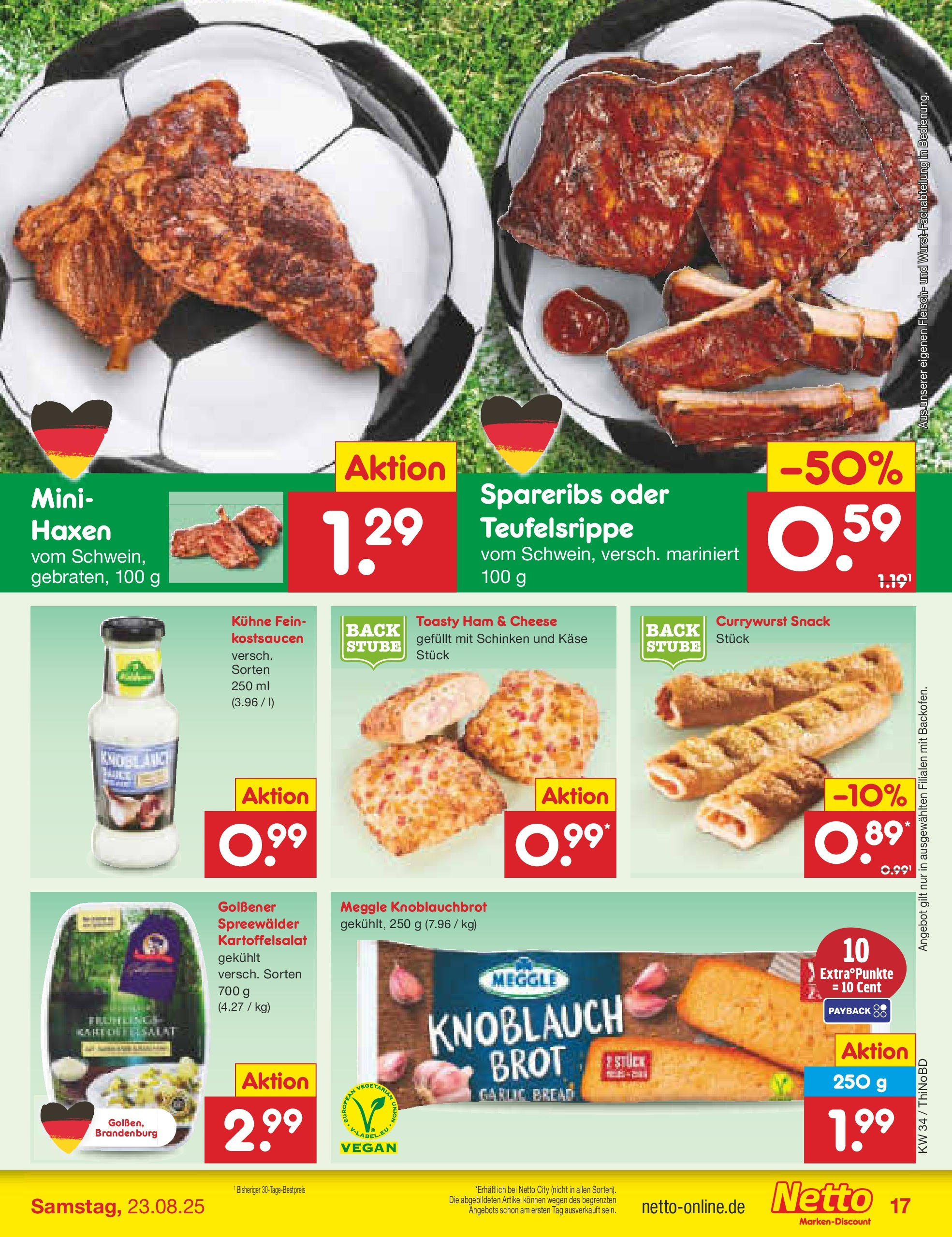 Netto Marken-Discount prospekt Herzberg (ab 18.08.2025) » Angebote | Seite: 21 | Produkte: Käse, Brot, Schinken, Fleisch Netto Marken-Discount prospekt Herzberg (ab 18.08.2025) » Angebote | Seite: 21 | Produkte: Käse, Brot, Schinken, Fleisch