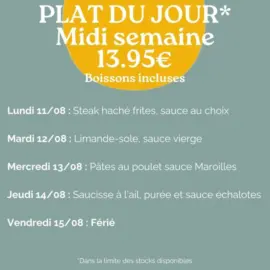 Plat Du Jour