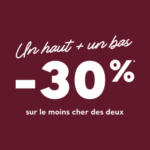 Cache Cache Un haut + un bas -30 % sur le moins xher se deux - au 31.08.2025