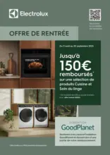 ELECTROLUX OFFRE DE RENTREE CUISINE ET SOIN