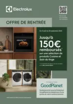Copra Electrolux vous rembourse jusqu'à 150€ - au 30.09.2025