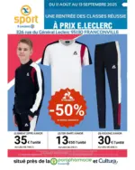 E.Leclerc Sports RDC SPORT 2025 - au 13.09.2025