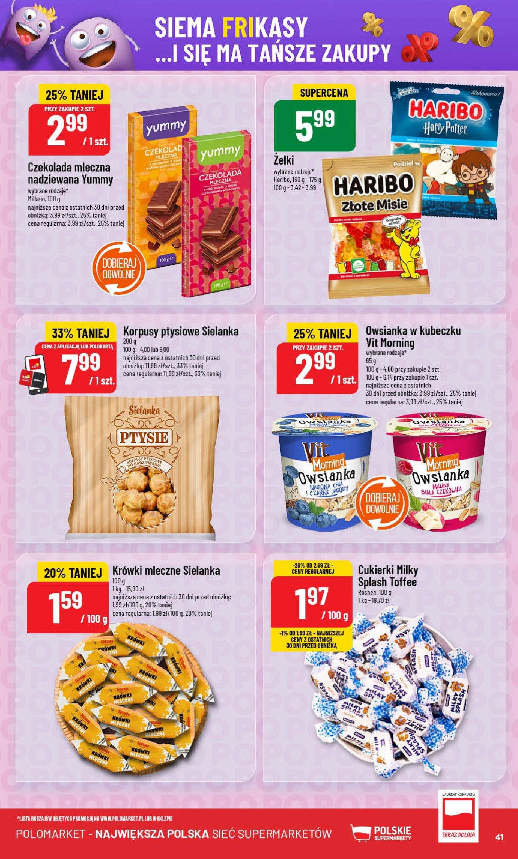 POLOmarket gazetka od jutra (13.08.2025) - Nowa PDF | Strona: 41 | Produkty: Nasiona, Czekolada, Cukierki, Nasiona chia