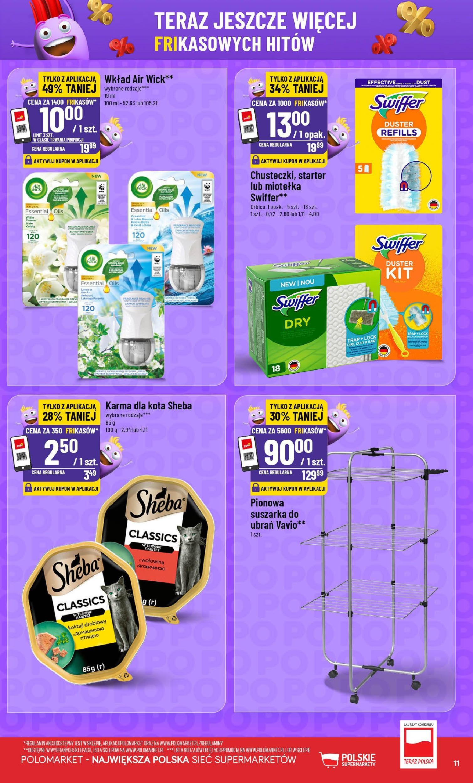 POLOmarket gazetka od jutra (13.08.2025) | Nowa PDF | Strona: 11 | Produkty: Starter, Suszarka, Karma dla kota, Wołowina POLOmarket gazetka od jutra (13.08.2025) - Nowa PDF | Strona: 11 | Produkty: Starter, Suszarka, Karma dla kota, Wołowina
