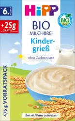 HiPP Abendbrei Milch Kindergrieß ab dem 6.Monat