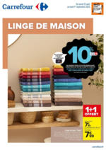 Carrefour LINGE DE MAISON - au 01.09.2025