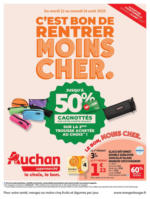 Auchan Supermarché C'est bon de rentrer moins cher - au 16.08.2025