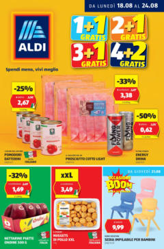 Anteprima del volantino Aldi - Questa settimana da ALDI... valido a partire dal 17.08.2025