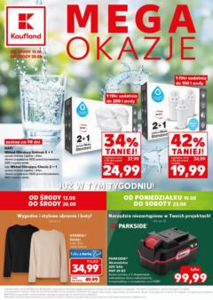 Pogląd oferty "Kaufland gazetka - Mega okazje" - ważna od 13.08.2025