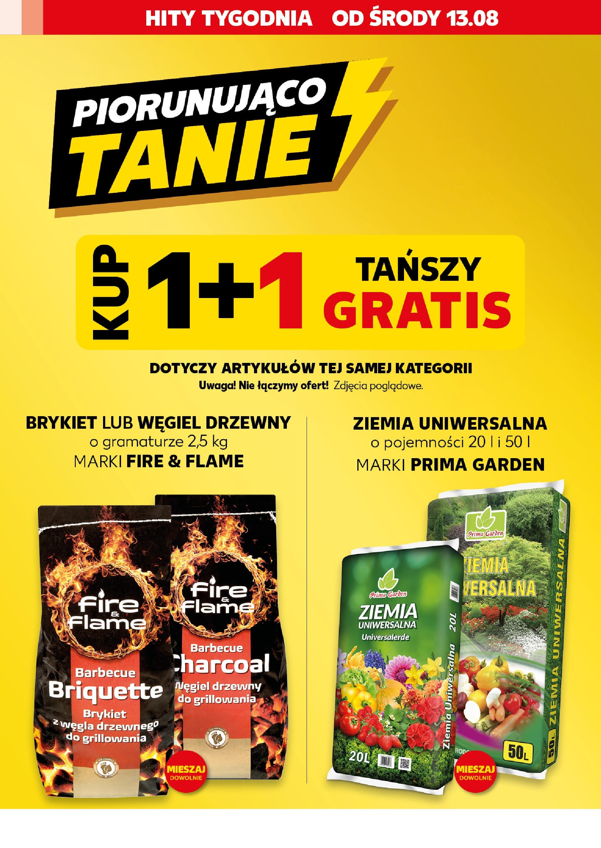 Kaufland gazetka - Mega okazje od 13.08.2025 - od jutra PDF | Strona: 2 | Produkty: Ziemia uniwersalna, Ziemia