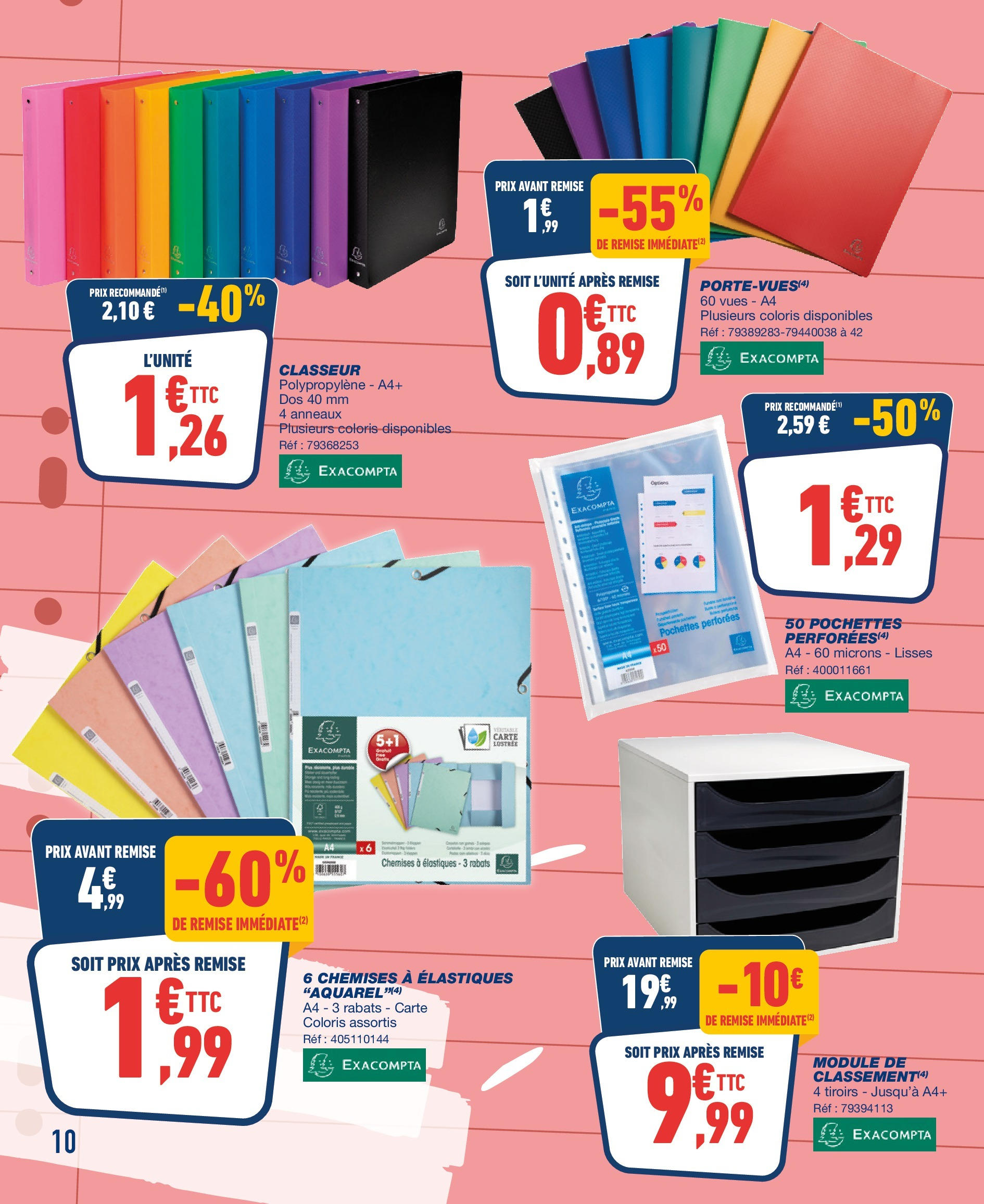 Bureau Vallée - On pulvérise les prix ! à partir du 17/08/2025 - promo en ligne | Page: 10 | Produits: Tiroirs, Élastiques Bureau Vallée - On pulvérise les prix ! à partir du 17/08/2025 - promo en ligne | Page: 10 | Produits: Tiroirs, Élastiques