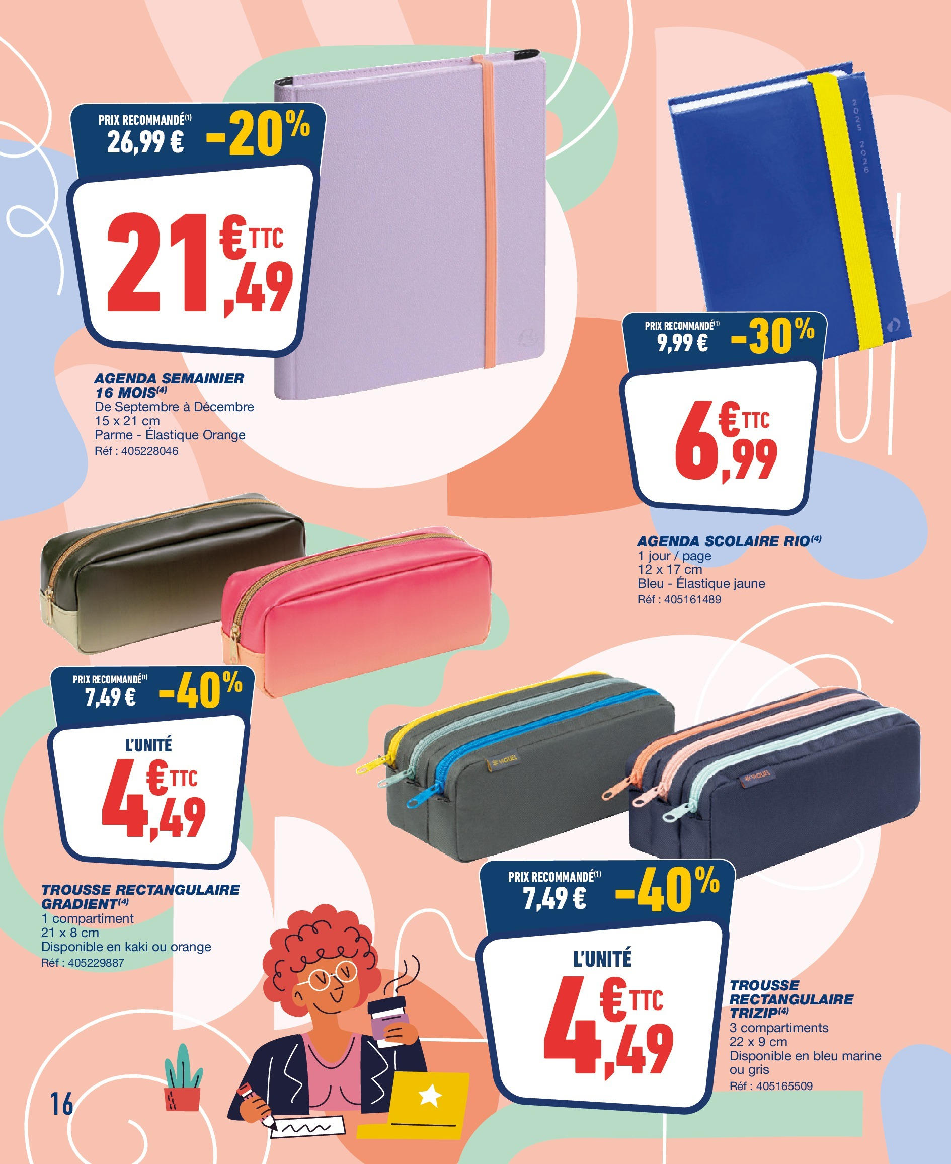 Bureau Vallée - On pulvérise les prix ! à partir du 17/08/2025 - promo en ligne | Page: 16 | Produits: Orange, Kaki Bureau Vallée - On pulvérise les prix ! à partir du 17/08/2025 - promo en ligne | Page: 16 | Produits: Orange, Kaki