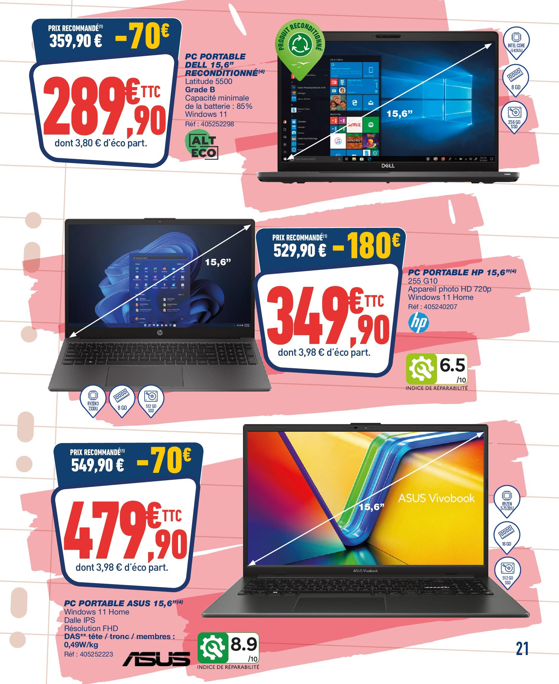 Bureau Vallée - On pulvérise les prix ! à partir du 17/08/2025 - promo en ligne | Page: 21 | Produits: PC, Appareil photo, PC portable, Batterie Bureau Vallée - On pulvérise les prix ! à partir du 17/08/2025 - promo en ligne | Page: 21 | Produits: PC, Appareil photo, PC portable, Batterie