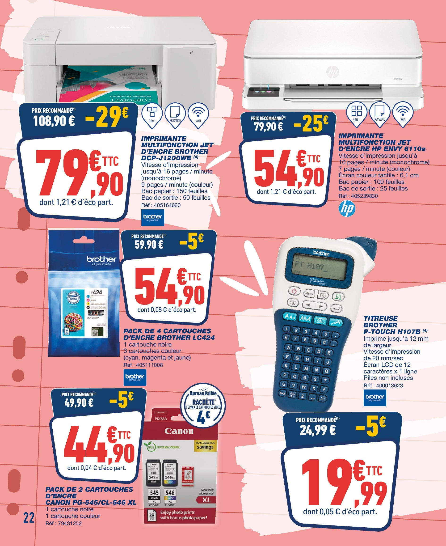 Bureau Vallée - On pulvérise les prix ! à partir du 17/08/2025 - promo en ligne | Page: 22 | Produits: Imprimante, Bureau, Imprimante multifonction, Piles Bureau Vallée - On pulvérise les prix ! à partir du 17/08/2025 - promo en ligne | Page: 22 | Produits: Imprimante, Bureau, Imprimante multifonction, Piles