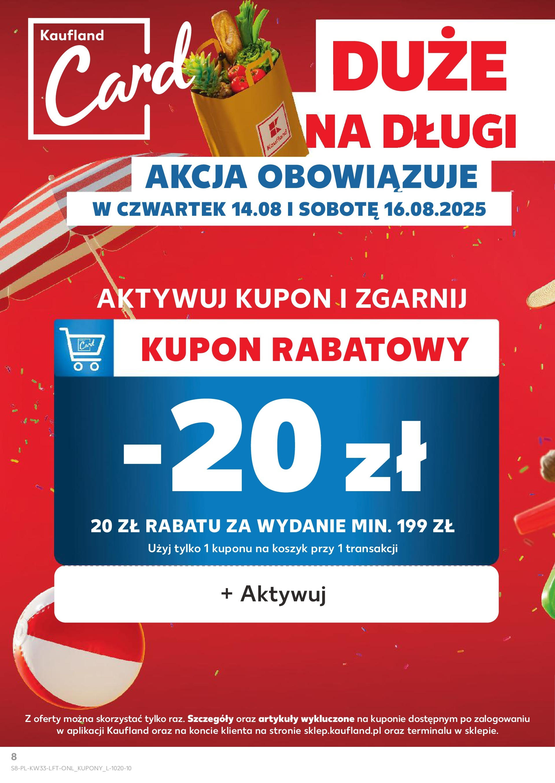 Kaufland gazetka (13.08.2025) - od jutra | Strona: 8 Kaufland gazetka od 13.08.2025 - od jutra PDF | Strona: 8