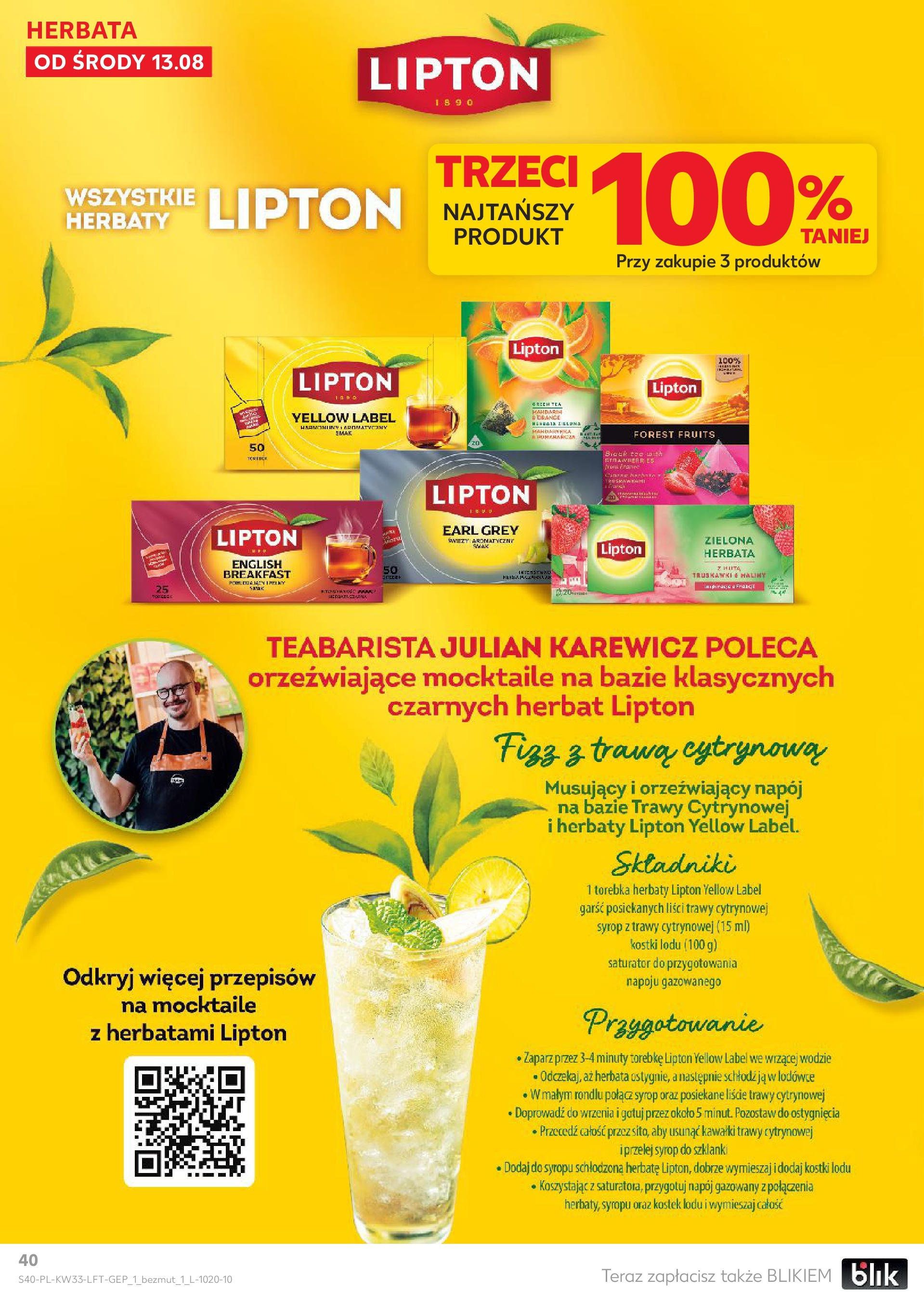 Kaufland gazetka (13.08.2025) - od jutra | Strona: 40 | Produkty: Trawy, Torebka, Herbata, Truskawki Kaufland gazetka od 13.08.2025 - od jutra PDF | Strona: 40 | Produkty: Trawy, Torebka, Herbata, Truskawki
