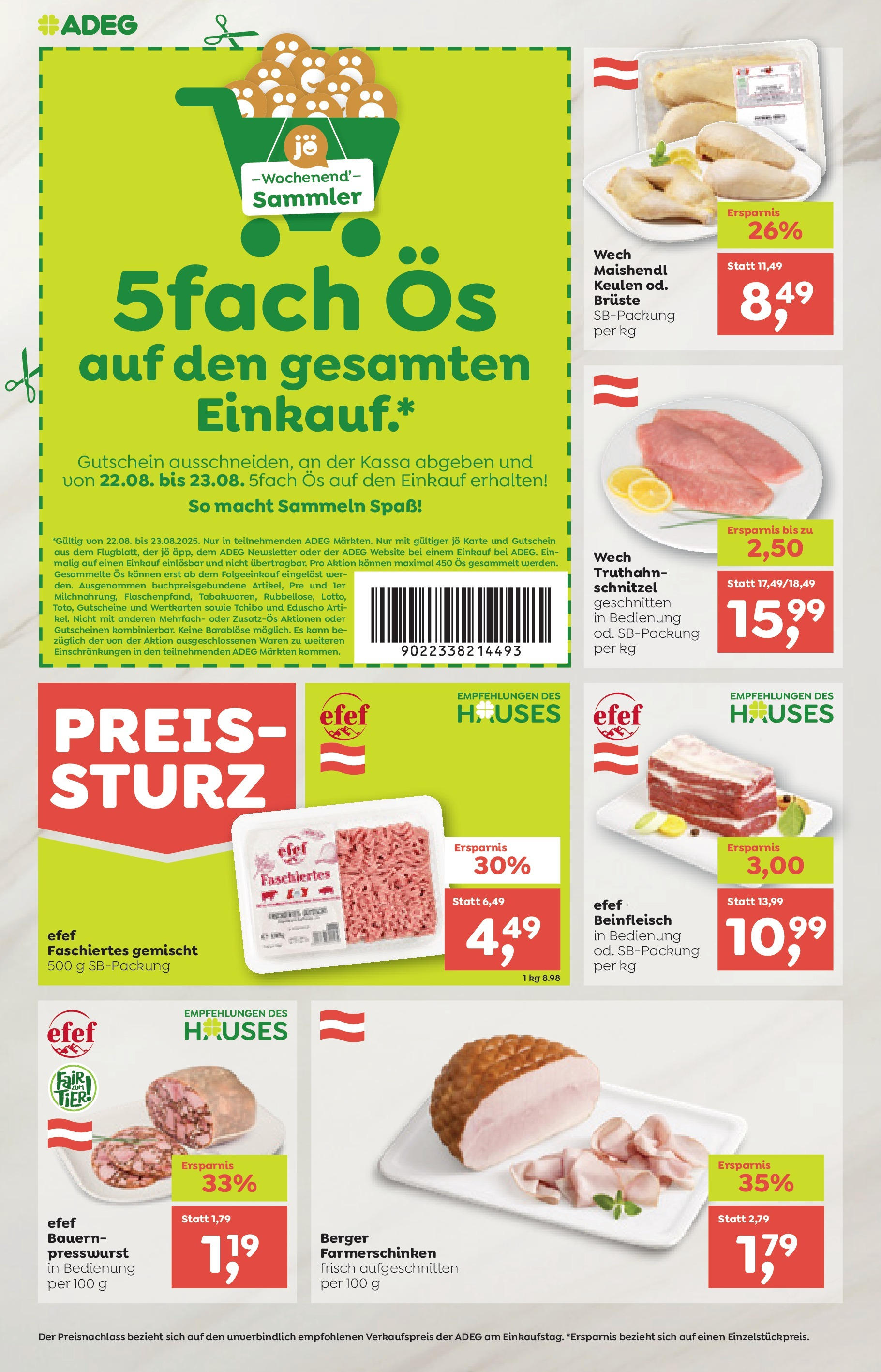 ADEG Weissenbach, Hausmening, Muehldorf von 21.08.2025 - Aktuelle Angebote | Seite: 6