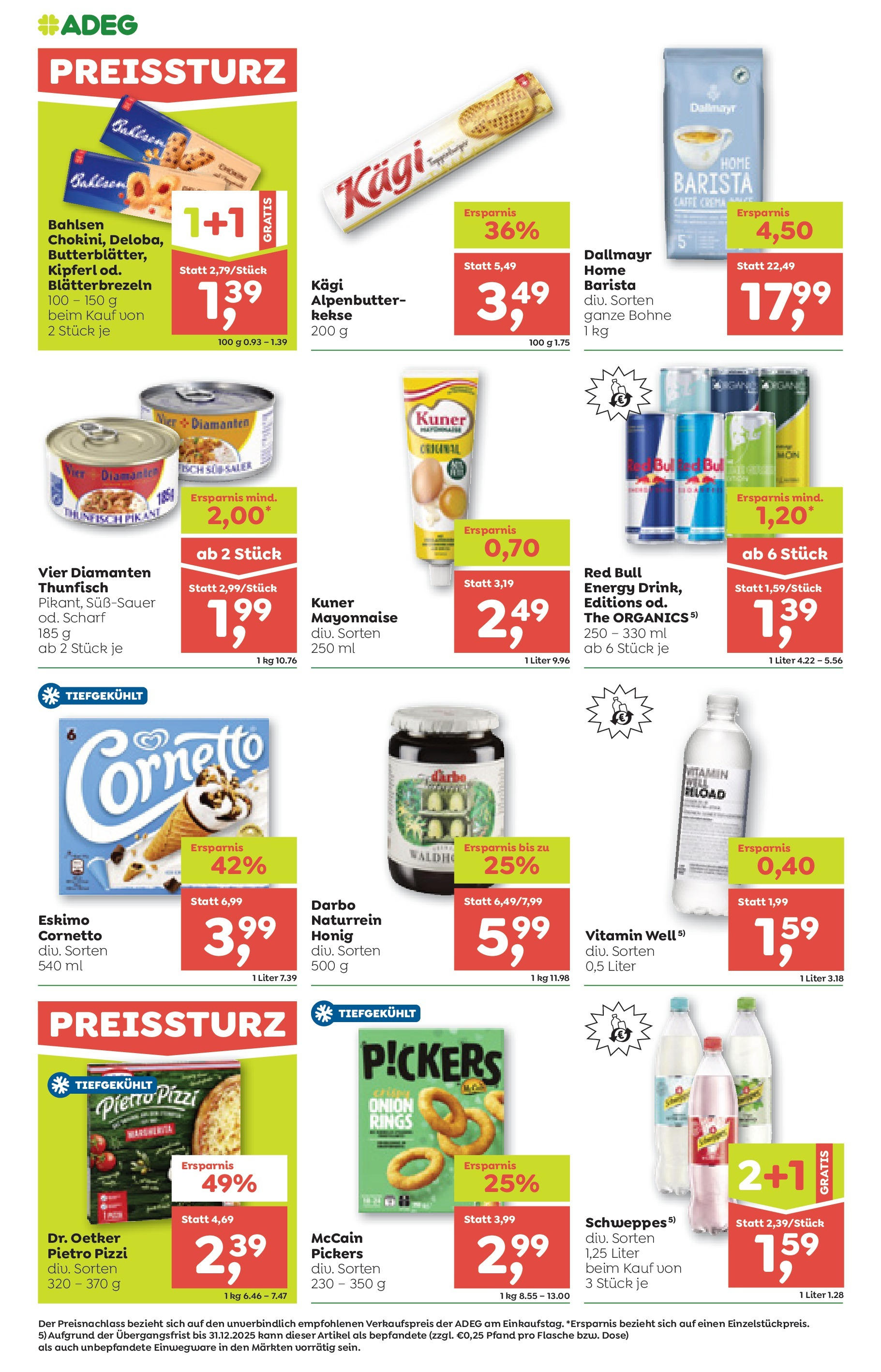 ADEG Weissenbach, Hausmening, Muehldorf von 21.08.2025 - Aktuelle Angebote | Seite: 8 | Produkte: Kekse, Mayonnaise, Bad