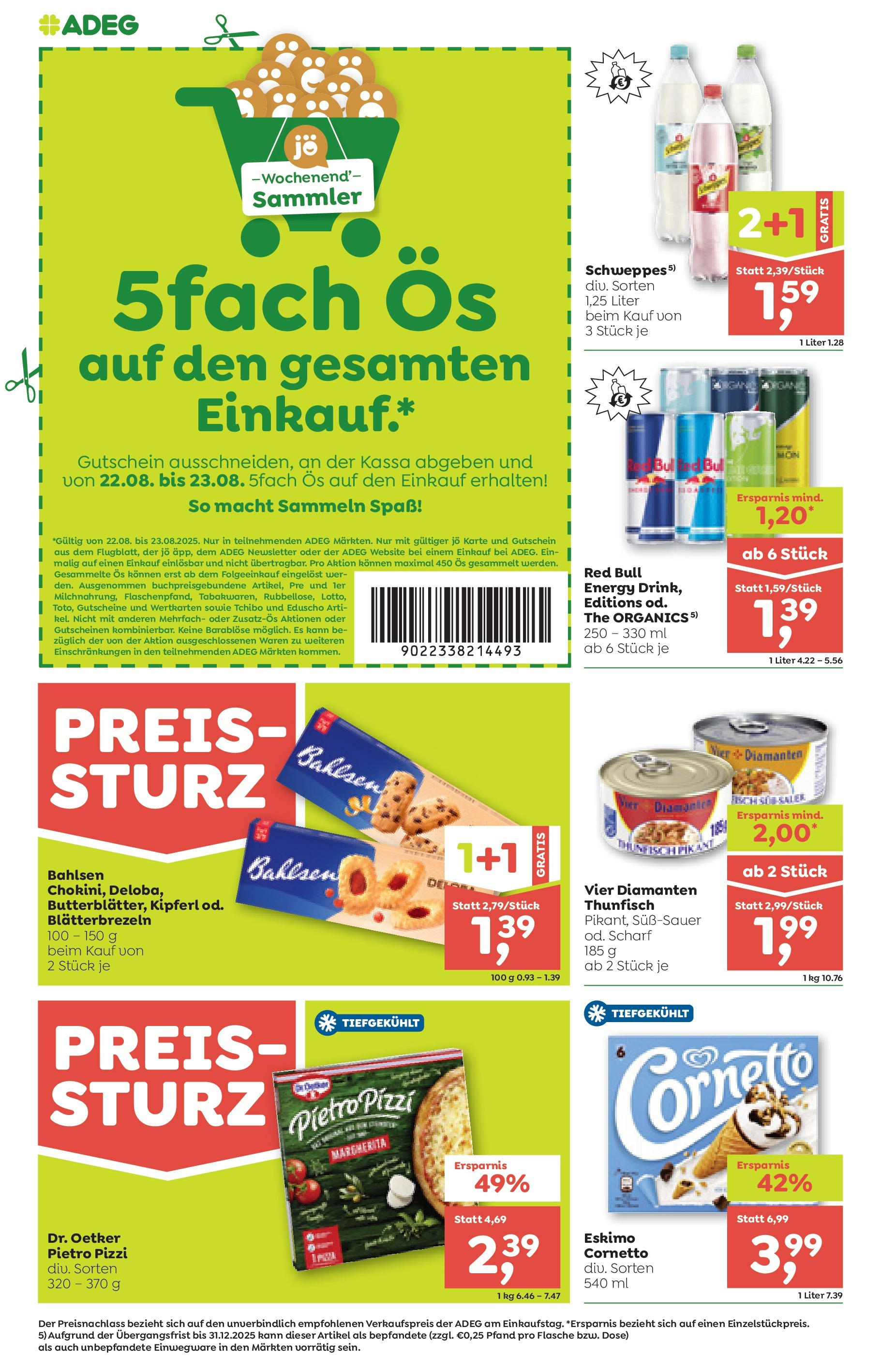 ADEG Sonntag, Laterns, Schoppernau von 21.08.2025 - Aktuelle Angebote | Seite: 6