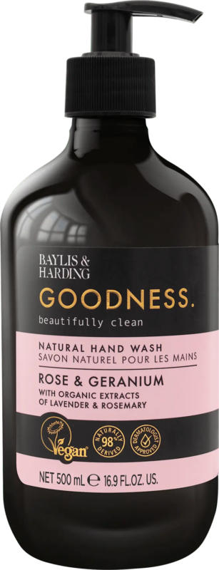 Baylis & Harding Flüssigseife Goodness Rose & Geranium