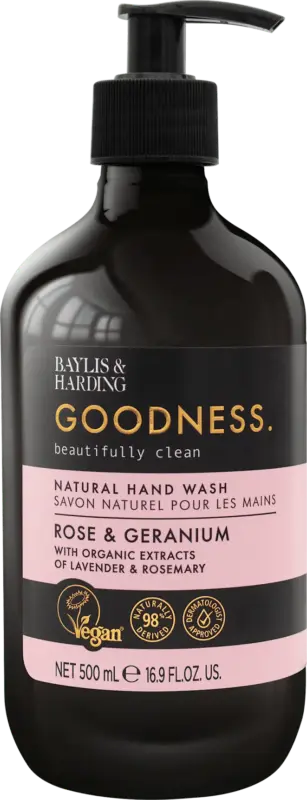 Baylis & Harding Flüssigseife Goodness Rose & Geranium