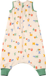 ALANA Schlafsack mit Beinen 2 TOG mit Buchstaben-Muster, beige, 110 cm