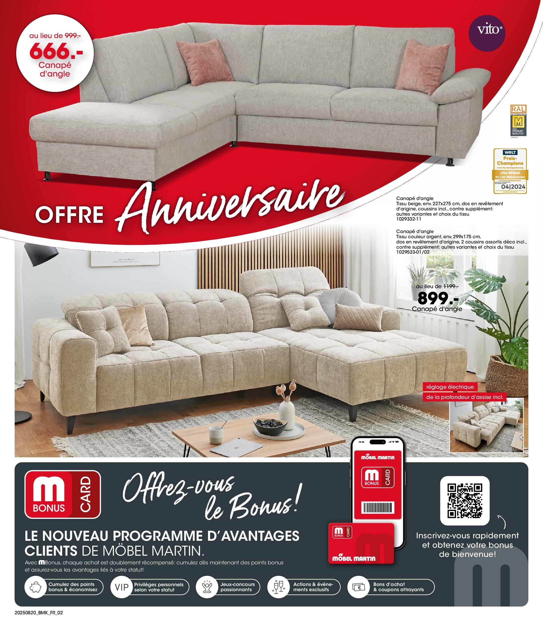 Möbel Martin - Möbel Martin: Offres hebdomadaires à partir du 19/08/2025 - promo en ligne | Page: 2 | Produits: Canapé Möbel Martin - Möbel Martin: Offres hebdomadaires à partir du 19/08/2025 - promo en ligne | Page: 2 | Produits: Canapé