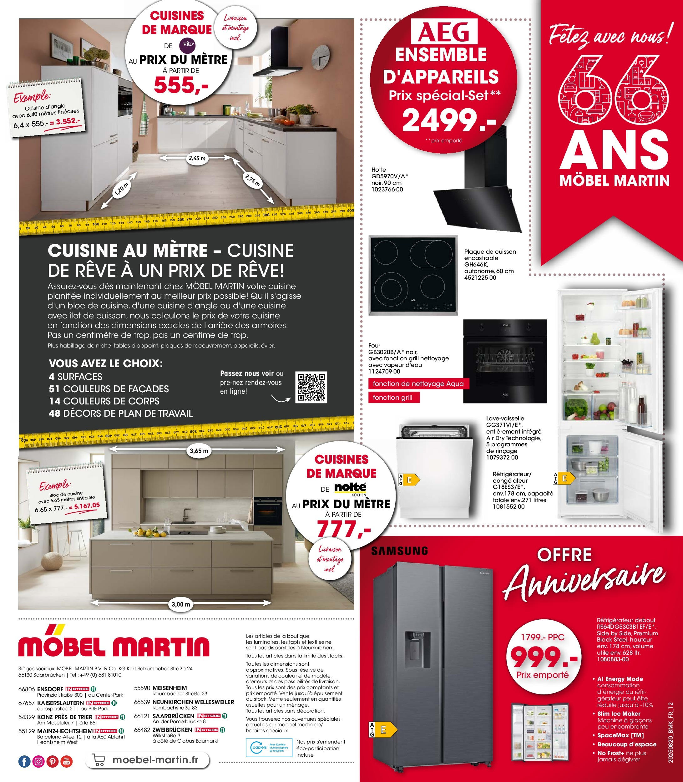 Möbel Martin - Möbel Martin: Offres hebdomadaires à partir du 19/08/2025 - promo en ligne | Page: 12 | Produits: Machine à glaçons, Four, Mètre, Tapis Möbel Martin - Möbel Martin: Offres hebdomadaires à partir du 19/08/2025 - promo en ligne | Page: 12 | Produits: Machine à glaçons, Four, Mètre, Tapis