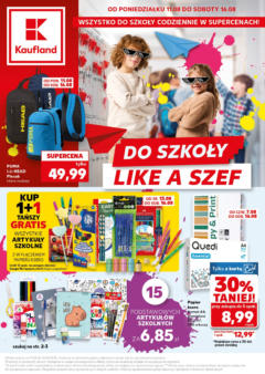 Pogląd oferty "Kaufland gazetka - Do Szkoły Like A Szef" - ważna od 11.08.2025