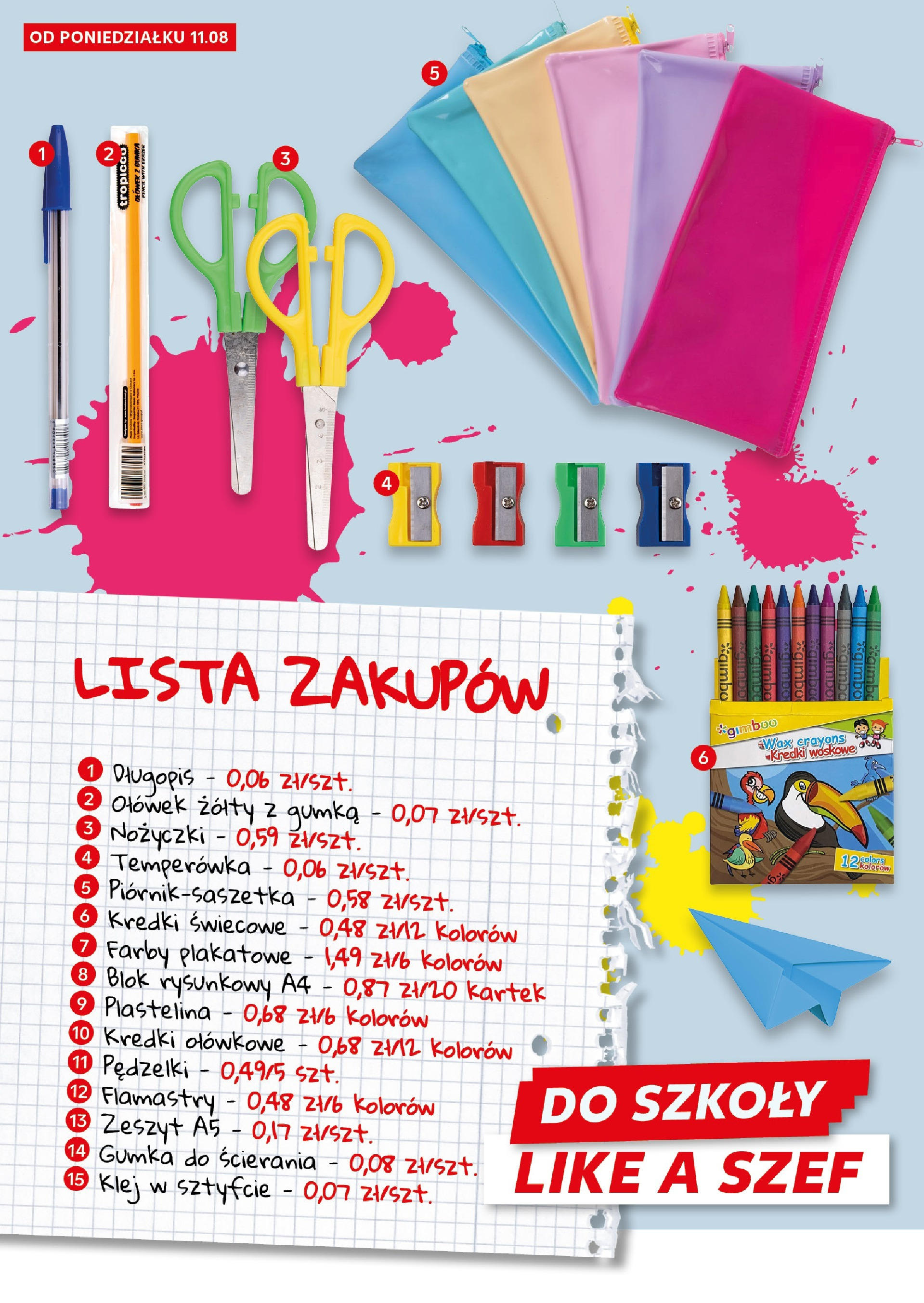 Kaufland gazetka - Do Szkoły Like A Szef od 11.08.2025 - od jutra PDF | Strona: 2 | Produkty: Temperówka, Zeszyt
