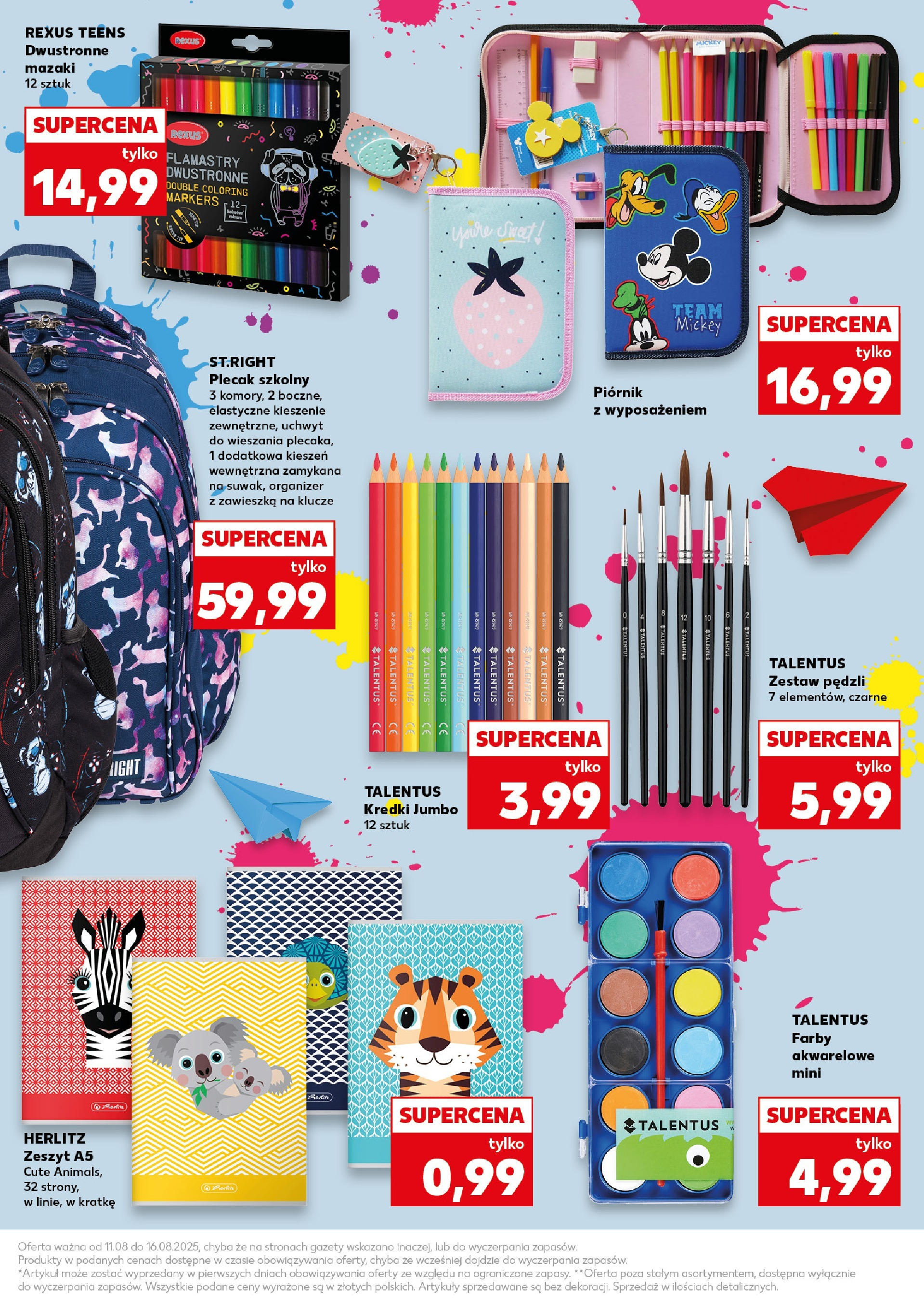 Kaufland gazetka - Do Szkoły Like A Szef od 11.08.2025 - od jutra PDF | Strona: 5 | Produkty: Plecak, Zeszyt
