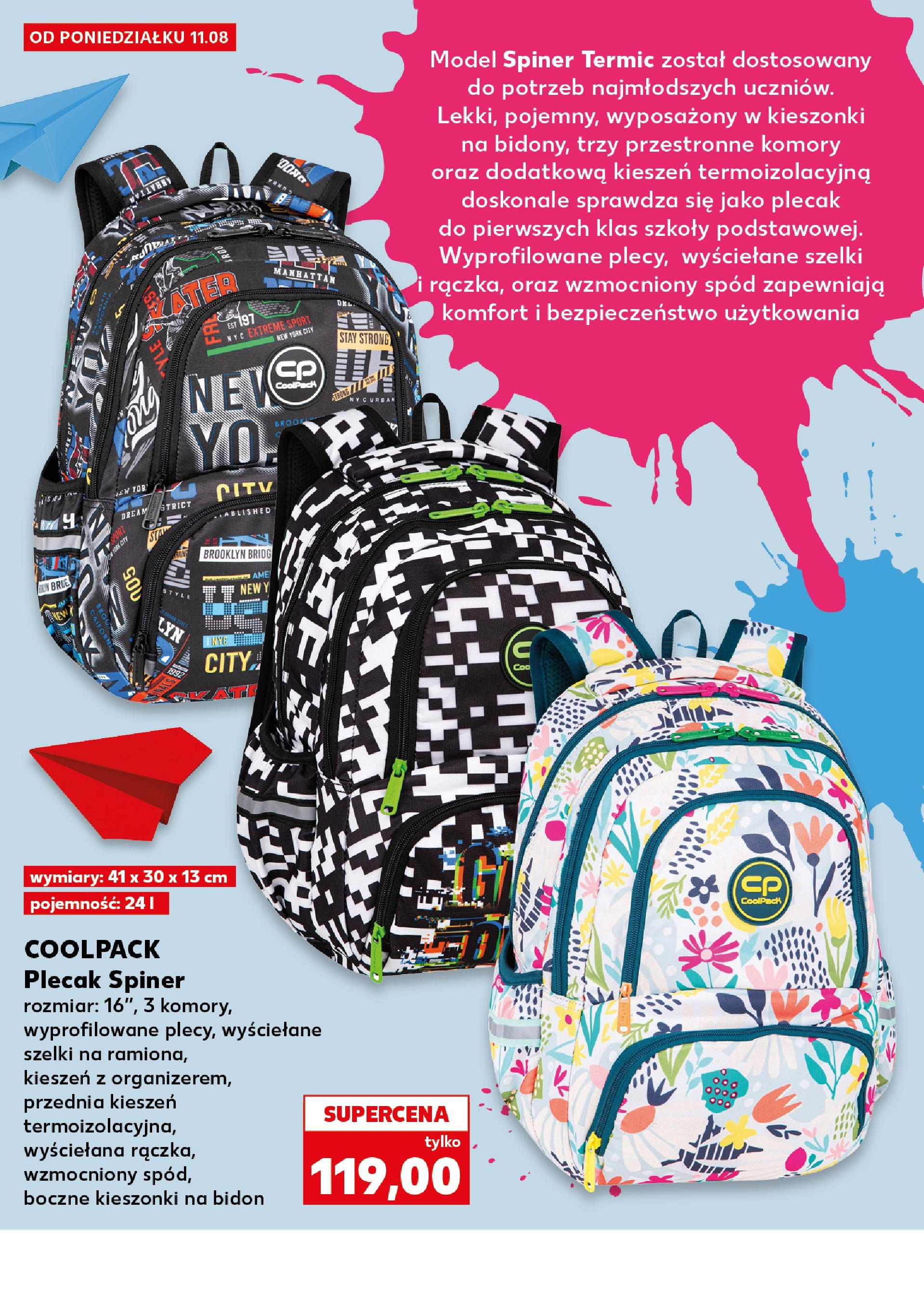 Kaufland gazetka - Do Szkoły Like A Szef od 11.08.2025 - od jutra PDF | Strona: 36 | Produkty: Plecak