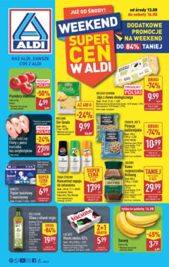 Pogląd oferty "Aldi Gazetka - Okazje na weekend" - ważna od 13.08.2025