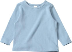 ALANA Langarmshirt mit Waffel-Struktur, blau, Gr. 92