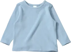 ALANA Langarmshirt mit Waffel-Struktur, blau, Gr. 104